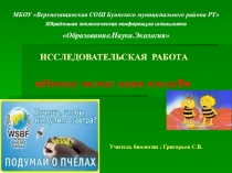 Презентация. Исследовательская работа по биологии