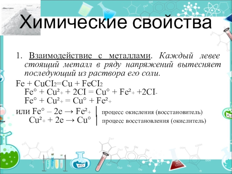 Свойства солей презентация 8 класс