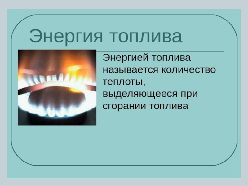 Горючий источник тепла и энергии