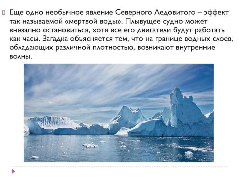 Реферат: Северный Ледовитый океан 2