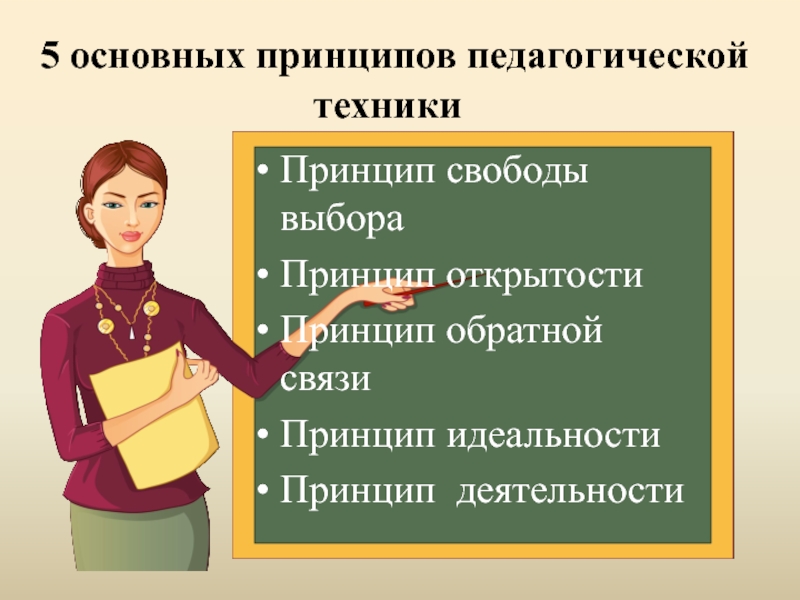 Приемы педагога. Принцип выбора в педагогике. Педагогическая техника это в педагогике. Принцип свободы выбора в педагогике. Принципы педагогической техники педагогика.