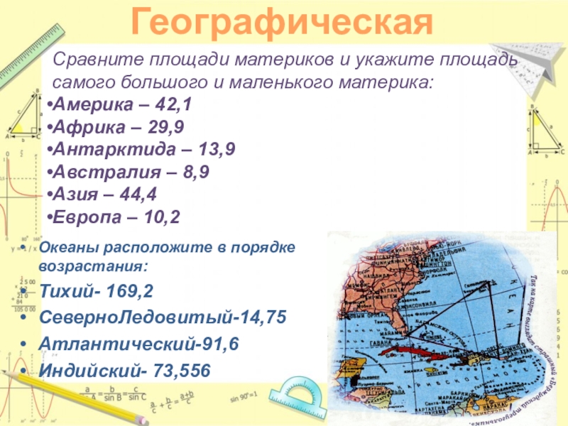 Наибольшую площадь материка. Океаны по площади в порядке возрастания. Размеры всех материков. Площадь материков. Материки в порядке возрастания по площади.