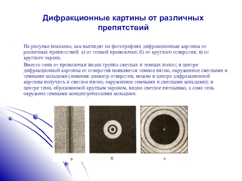 Как образуется дифракционная картина