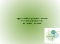 Презентация: Формы и методы работы на уроках музыки.