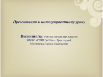 Презентация к интегрированному уроку Шахматы и русский язык 2 класс