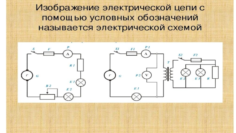 Цепь физика схема