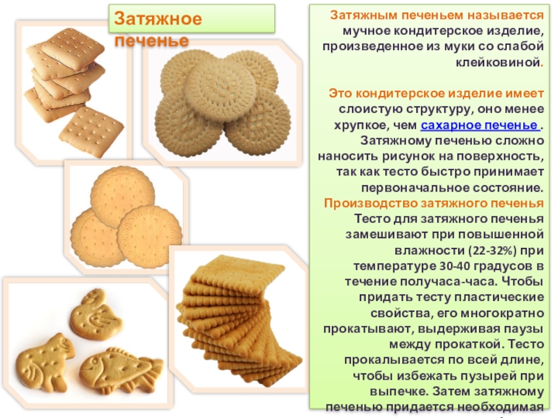 Реферат: Производство песочного печенья и технология приготовления кондитерского теста