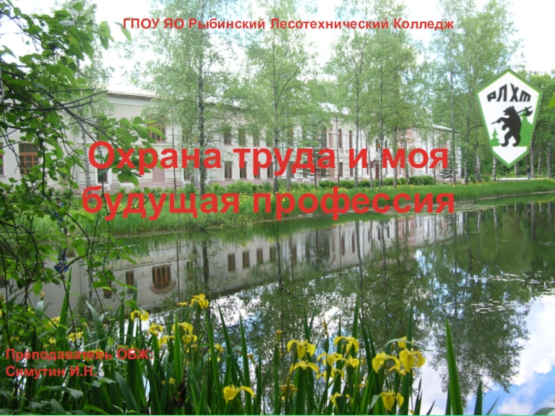 Охрана труда и моя будущая профессия