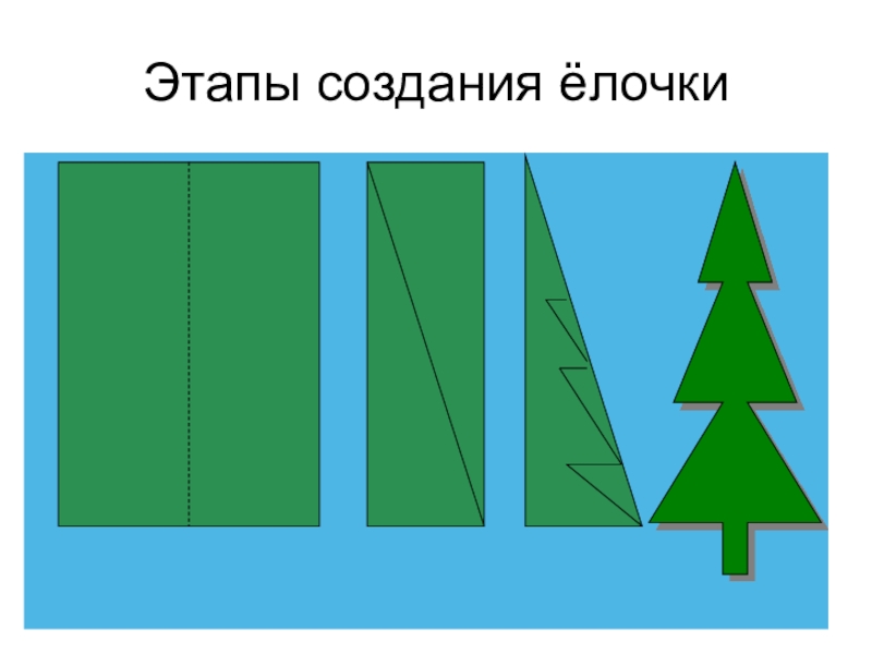 Елка схема 1 класс