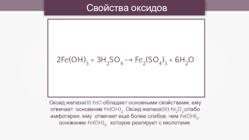 Оксиды гидроксиды и соли железа ii и железа iii презентация