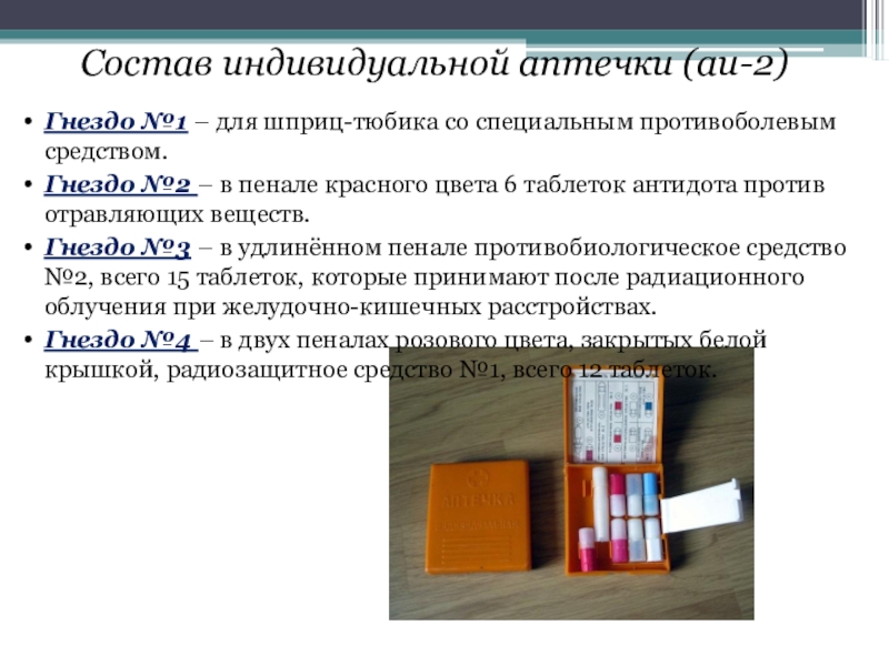 Состав индивидуальной. Аи2 аптечка противоболевое средство. Аптечка индивидуальная АИ-2 таблица гнездо. Шприц тюбик аптечка АИ 2. Аптечка индивидуальная АИ 2 таблица цвет пенала.