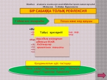 Ашық сабақ ана тілі пәні бойынша
