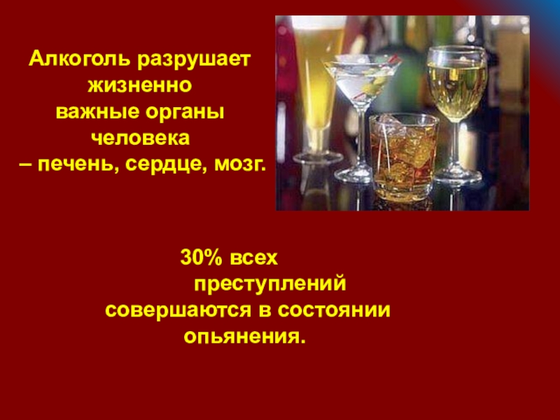 Alcohol 30. Алкоголь на 30 человек.