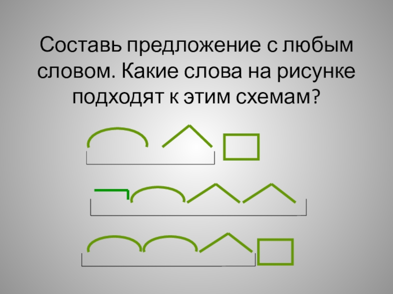 Какие слова на рисунке подходят к схемам