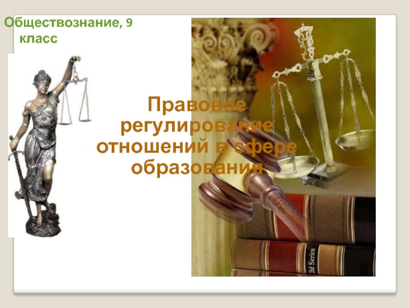 Правовое регулирование отношений в сфере образованияОбществознание, 9 класс© А.И. Колмаков
