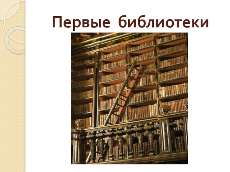 Первые библиотеки