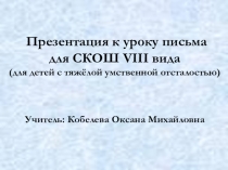 Презентация к уроку по письму на тему Гласные после шипящих