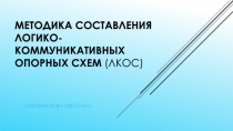 Презентация Методика составления логико-коммуникативных опорных схем