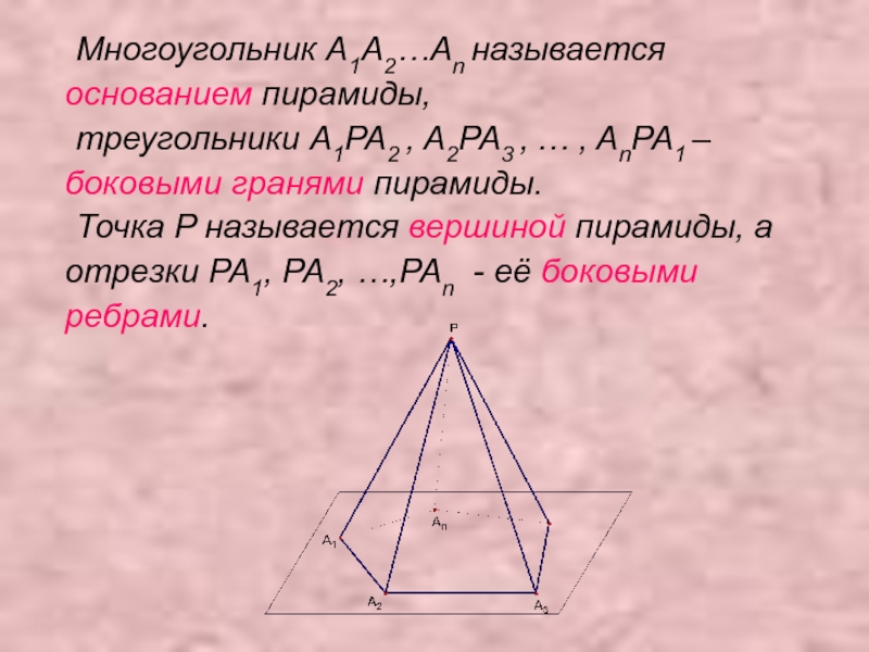 Как найти площадь боковой грани пирамиды