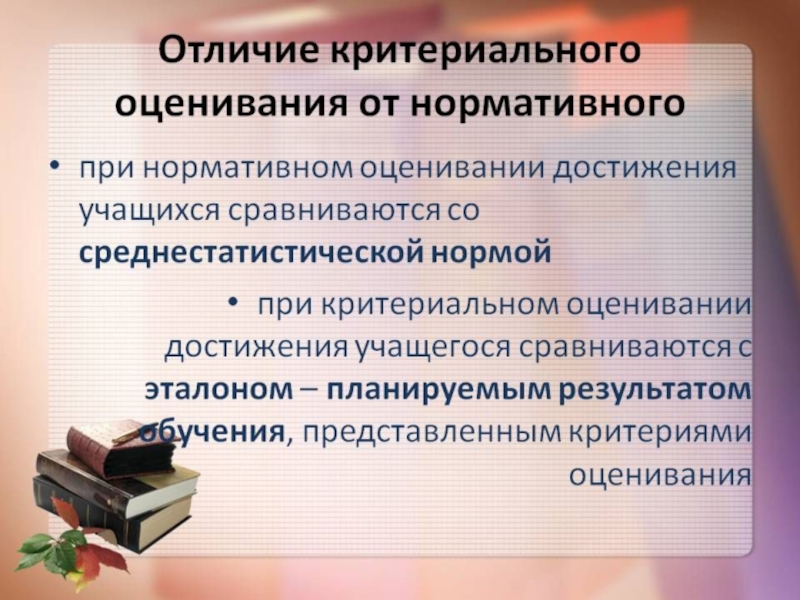 Система оценивания картинки для презентации