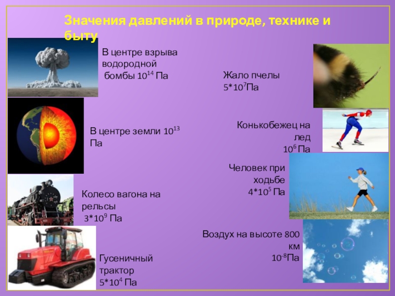 Презентация на тему давление