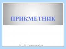 Презентация к проекту Прилагательное