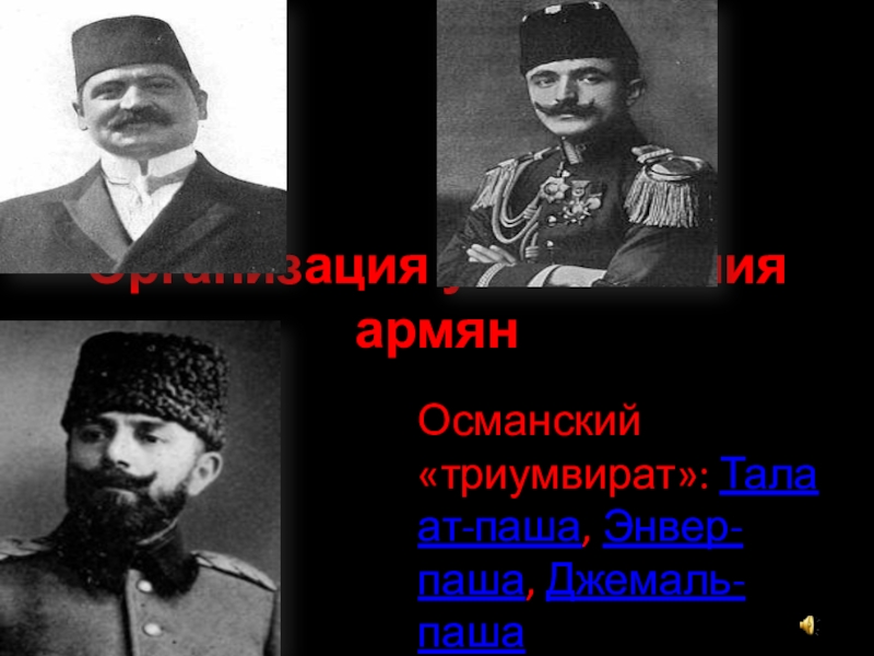 Реферат: Геноцид армян XIX - XX века