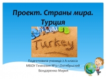 Презентация по окружающем миру на тему:Страны мира.Турция