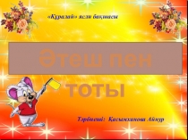 Әтеш пен тоты слайд