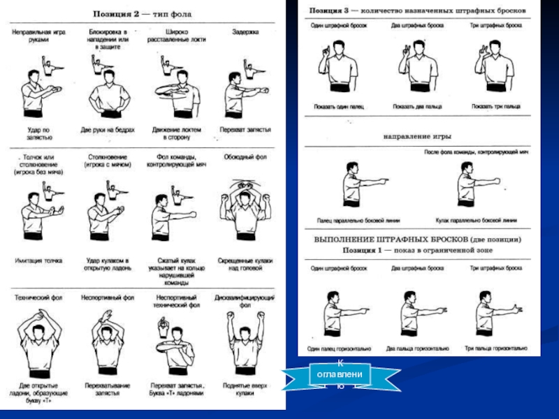 Жесты судьи в волейболе в картинках и их значение на русском