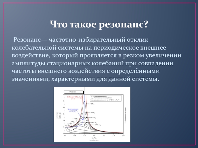 Тест по физике резонанс