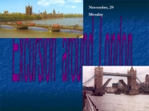 Презентация по английскому языку на тему Лондон