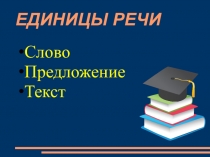 Презентация по русскому языку по теме Единицы речи. Части текста ( 2 класс. УМК Школа России)