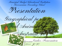 Презентация по английскому языку для 10-11 классов Удивительный мир Австралии