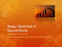 Презентация по теме Виды бросков в баскетболе.