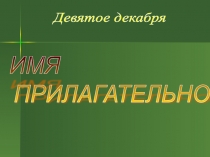 Презентация по русскому языку на тему Прилагательное