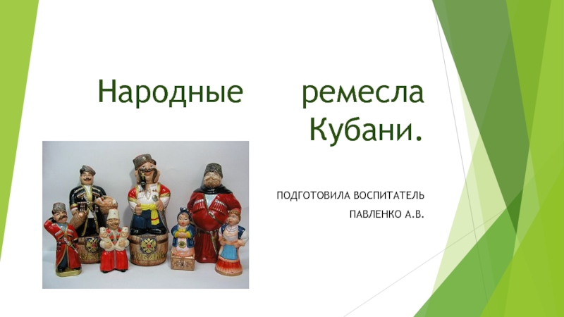 Презентация Народные ремесла Кубани