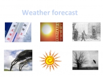 Проект на тему The weather is different in our region.