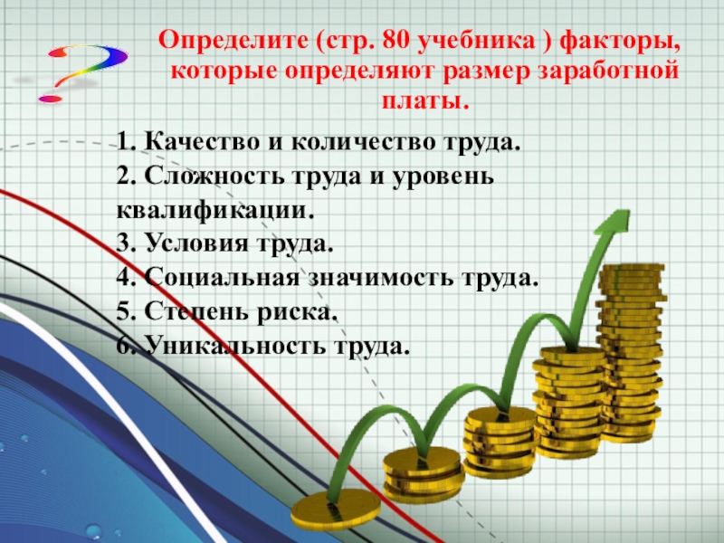 Презентация по обществознанию 7 класс мастерство работника