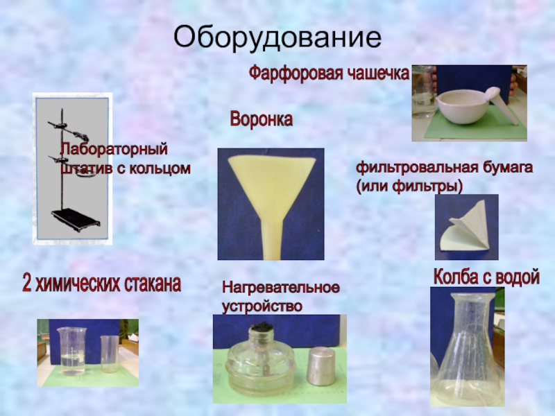 Методы очистки солей
