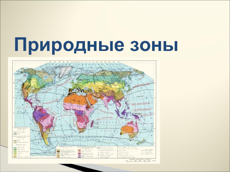 Карта природных зон мира 7 класс