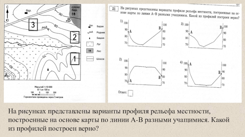 На уроке географии виктор построил профиль рельефа евразии представленный на рисунке 1 ответы на впр