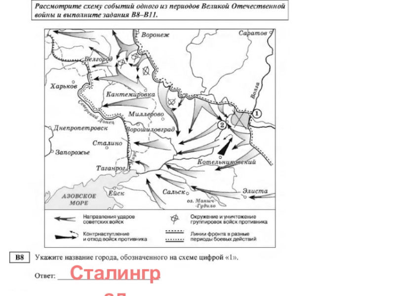 Контурная карта история 10 класс великая отечественная война 1941 1945