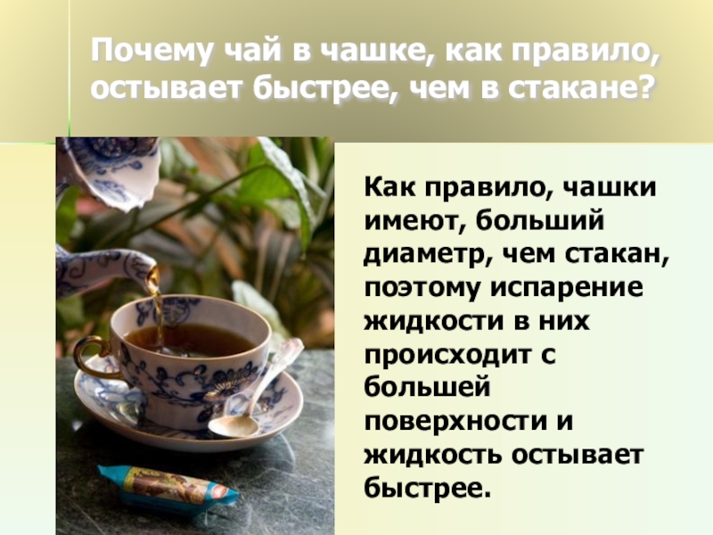 Быстро остываю. Остывание чая. Чай остывает. Чайные чашки презентация. Чашки в которых чай остывает быстрее.