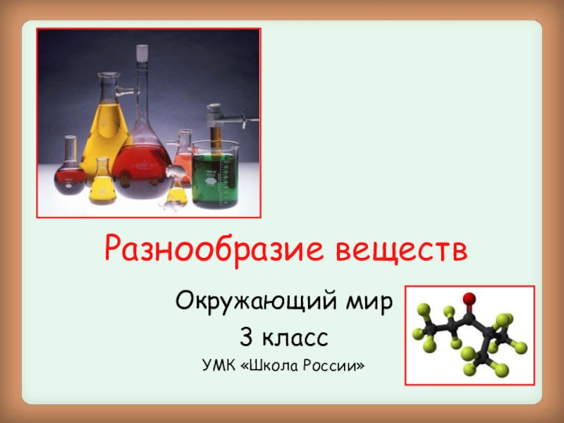 Окружающий мир 3 класс разнообразие веществ проект