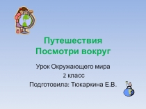 Презентация по окружающему миру по теме:Посмотри вокруг (2 класс)