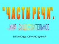 Презентация Имя существительное для 1-4 классов
