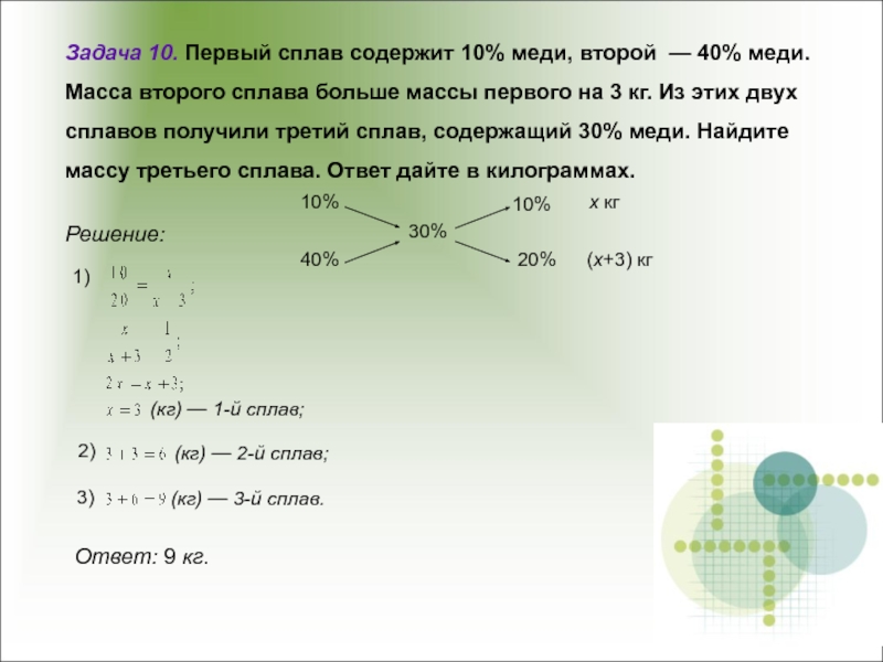 Сплав содержит 11. Первый сплав содержит 10 меди второй 40 меди масса второго сплава. Первый сплав содержит 10 меди второй 40 меди масса второго сплава на 3 кг. Первый сплав содержит 10 меди второй 30 меди масса второго сплава. Первый сплав содержит 5 меди второй 13 меди масса второго сплава.