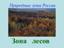 Презентация по окружающему миру на тему Природные зоны России