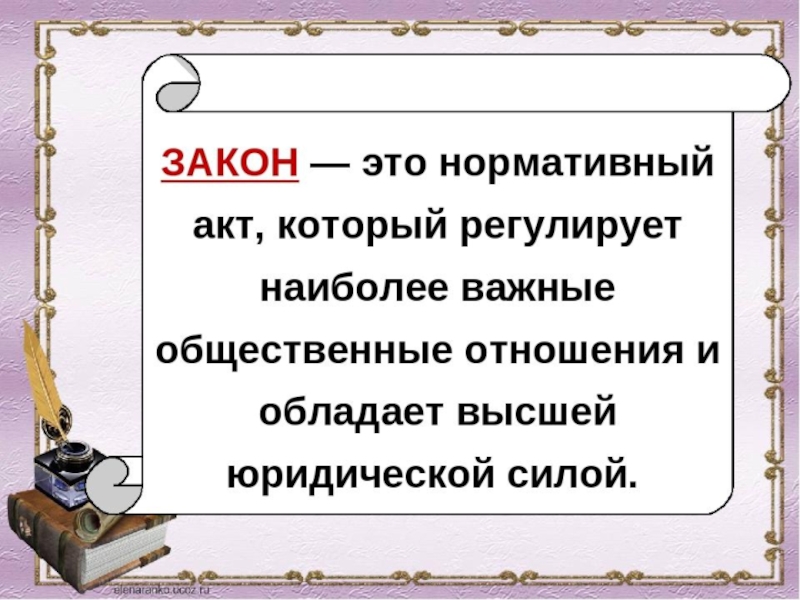 Что такое право презентация 6 класс